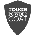 Tough power-coat finish